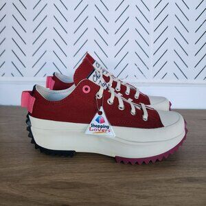 ❤️Converse Run Star Hike Platform Color Pop Sz 8 Men's Shoes Sneaker Red A14272C